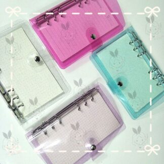 LC A6 Binder GLITTER Transparan Shiny Blink COVER ONLY